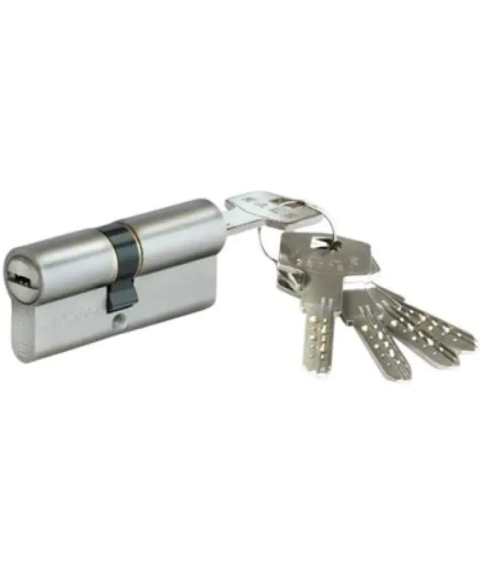 Kale Kilit 164 Bne 68 mm Nikel Barel 5 Anahtarlı Dış Kapı Göbeği