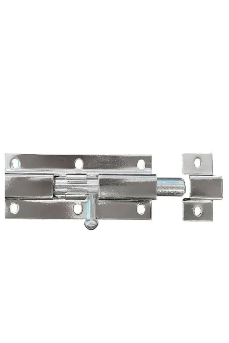 Nzb Metal Kapı Sürgüsü Krom Mavzer Sürgü Sürgülü Kilit 25X70 mm Kapı Pencere Emniyet Kilidi