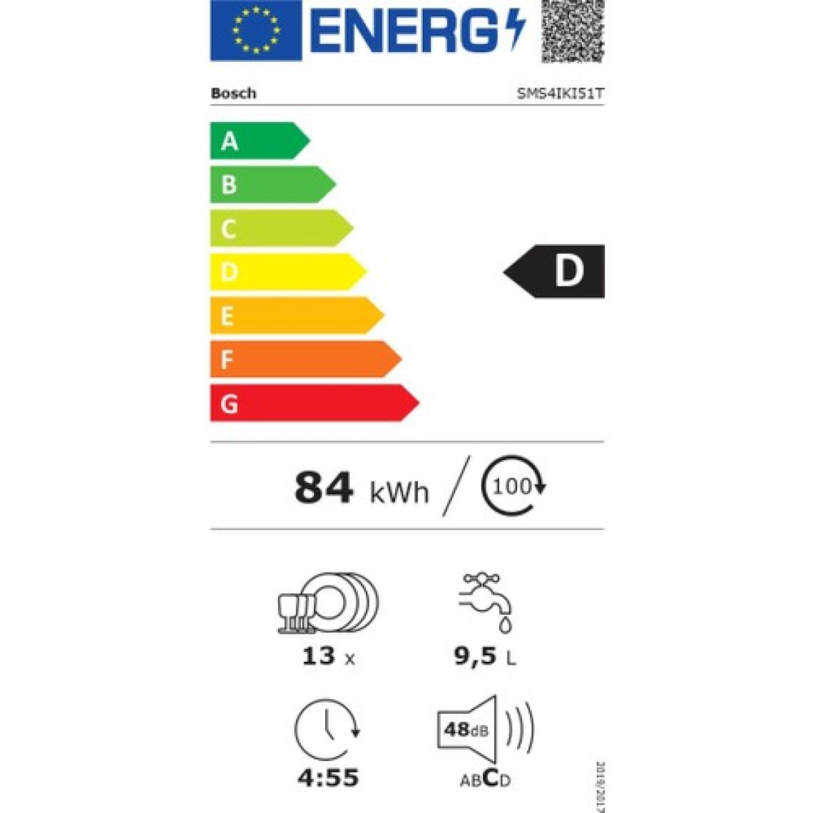 Bosch SMS4IKI51T 5 Programlı Bulaşık Makinesi