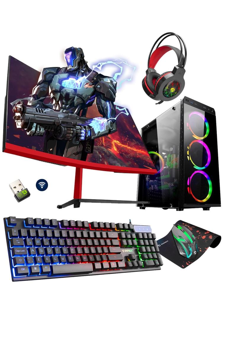 Rapid X80 I5-10400f 16gb 512gb M.2 Ssd Gtx1050ti 24" 165hz Oyuncu Masaüstü Bilgisayar