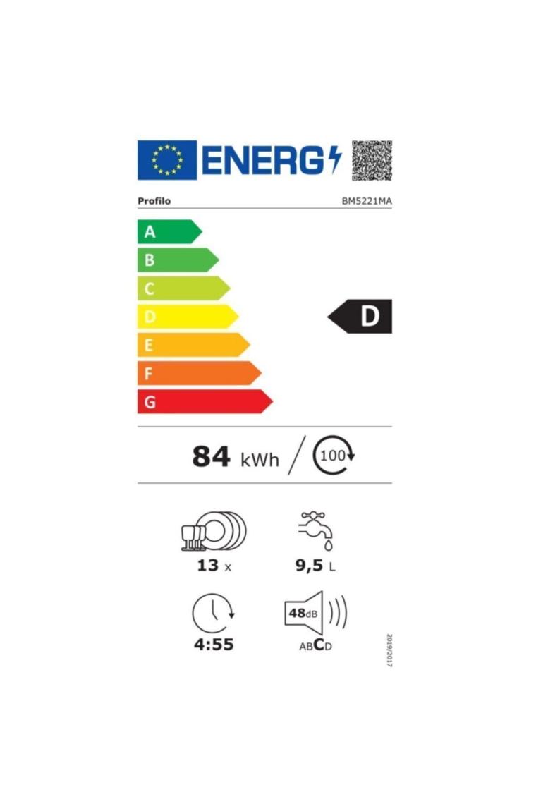 Profilo BM5221MA D Enerji Sınıfı 5 Programlı 13 Kişilik Bulaşık Makinesi