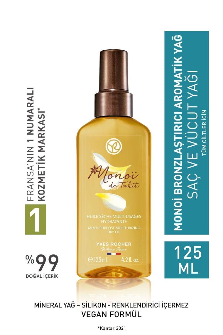 Monoi Bronzlaştırıcı Aromatik Yağ - 125 Ml