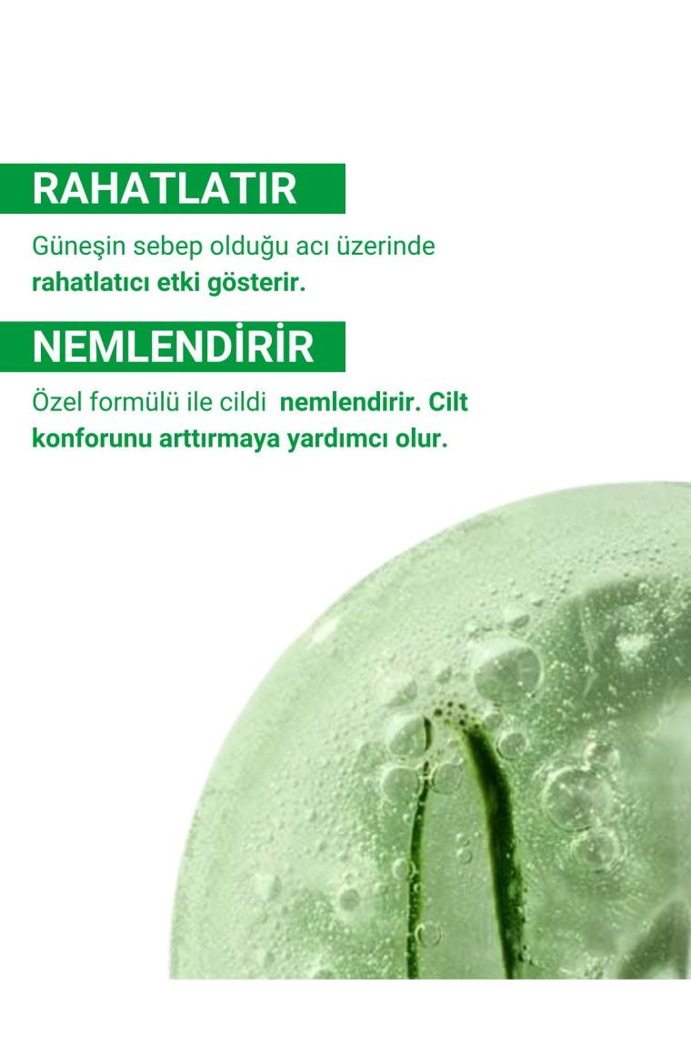 Güneş Sonrası Cildi Rahatlatan Aloe Jel - Aloe Vera Içeren Yüz Ve Vücut Jeli 250 Ml