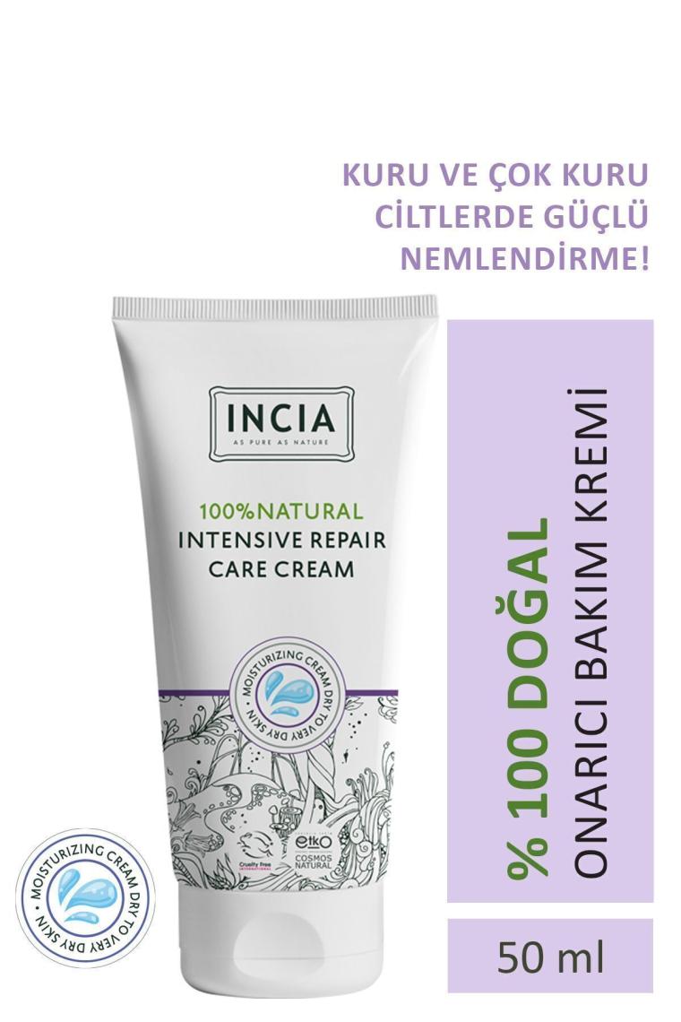 %100 Doğal Onarıcı Bakım Kremi Yoğun Nemlendirici Cilt Bakım Lavanta Avokado Shea Vegan 50 ml