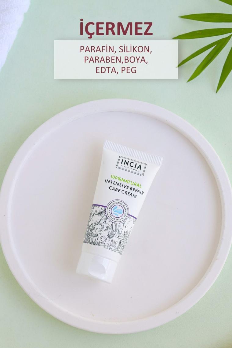 %100 Doğal Onarıcı Bakım Kremi Yoğun Nemlendirici Cilt Bakım Lavanta Avokado Shea Vegan 50 ml