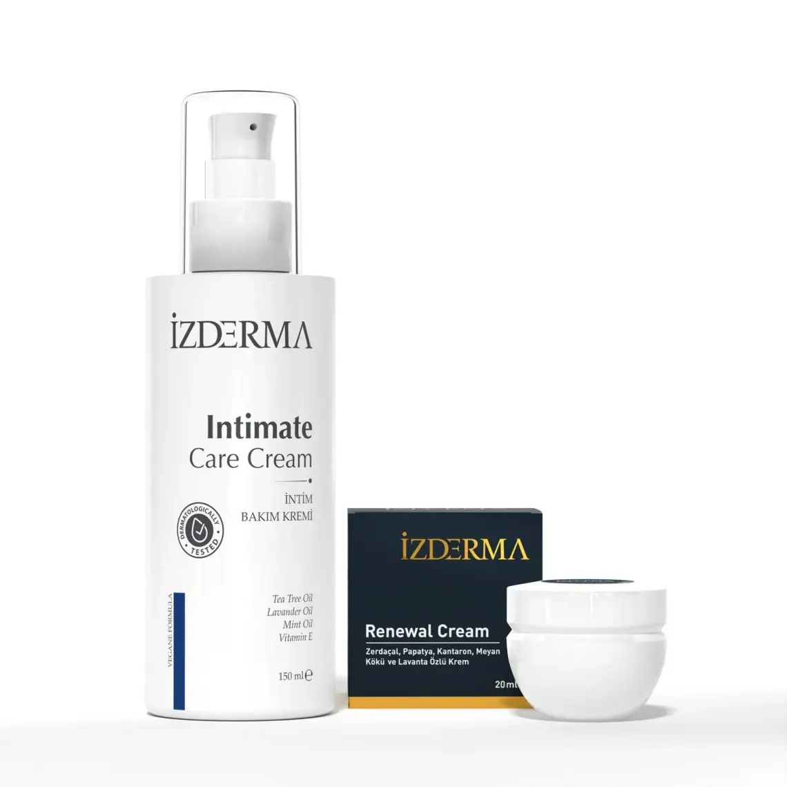 İzderma Renewal Vücut Bakım Kremi 2'Li Set