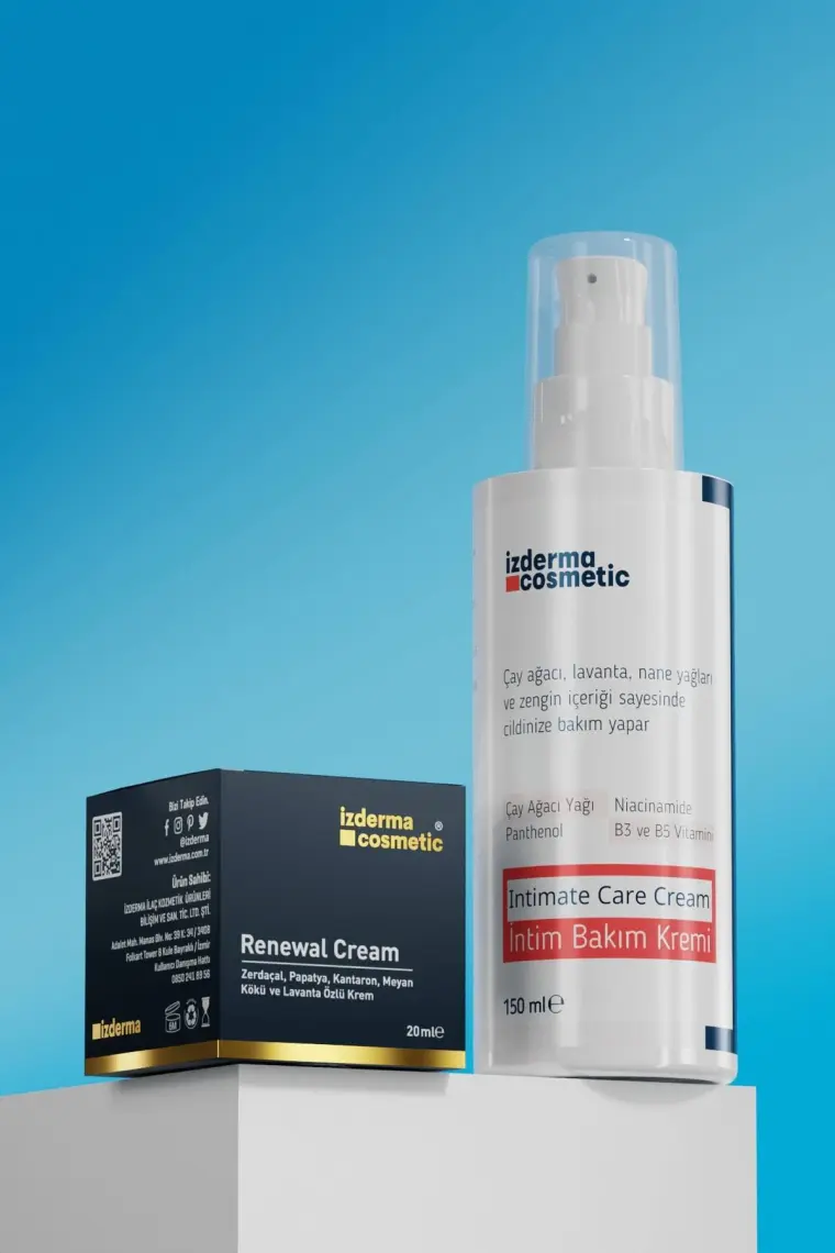 İzderma Renewal Vücut Bakım Kremi 2'Li Set