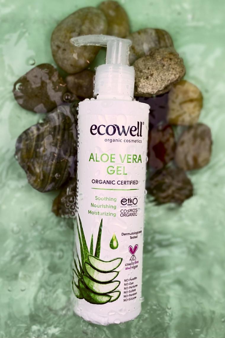 Organik Aloe Vera Jel, Vegan Sertifikalı, Güneş Sonrası Yatıştırıcı Nemlendirici Rahatlatıcı 200ml