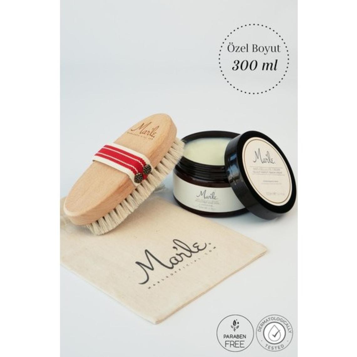 Marle  Bakım Kremi 300 ml + Doğal At Kılı Fırçası