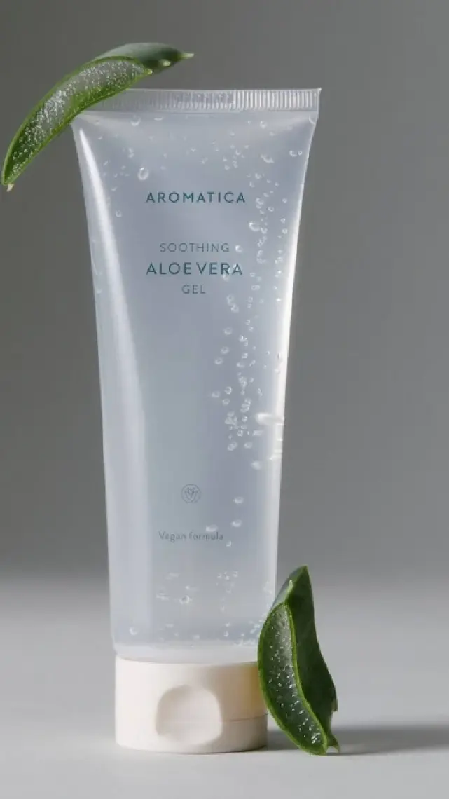 Organic / Soothing Aloe Vera Gel - Vegan Nemlendirici Yatıştırıcı Yüz - Vücut Aloe Vera Jeli 180ml