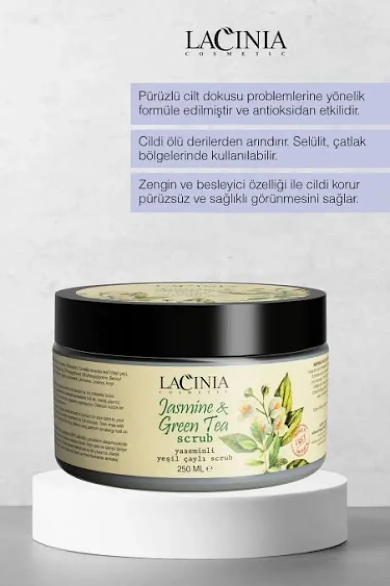 Yasemin Yeşil Çaylı Scrub Peeling 250ml Vücut Bakımı Etkili