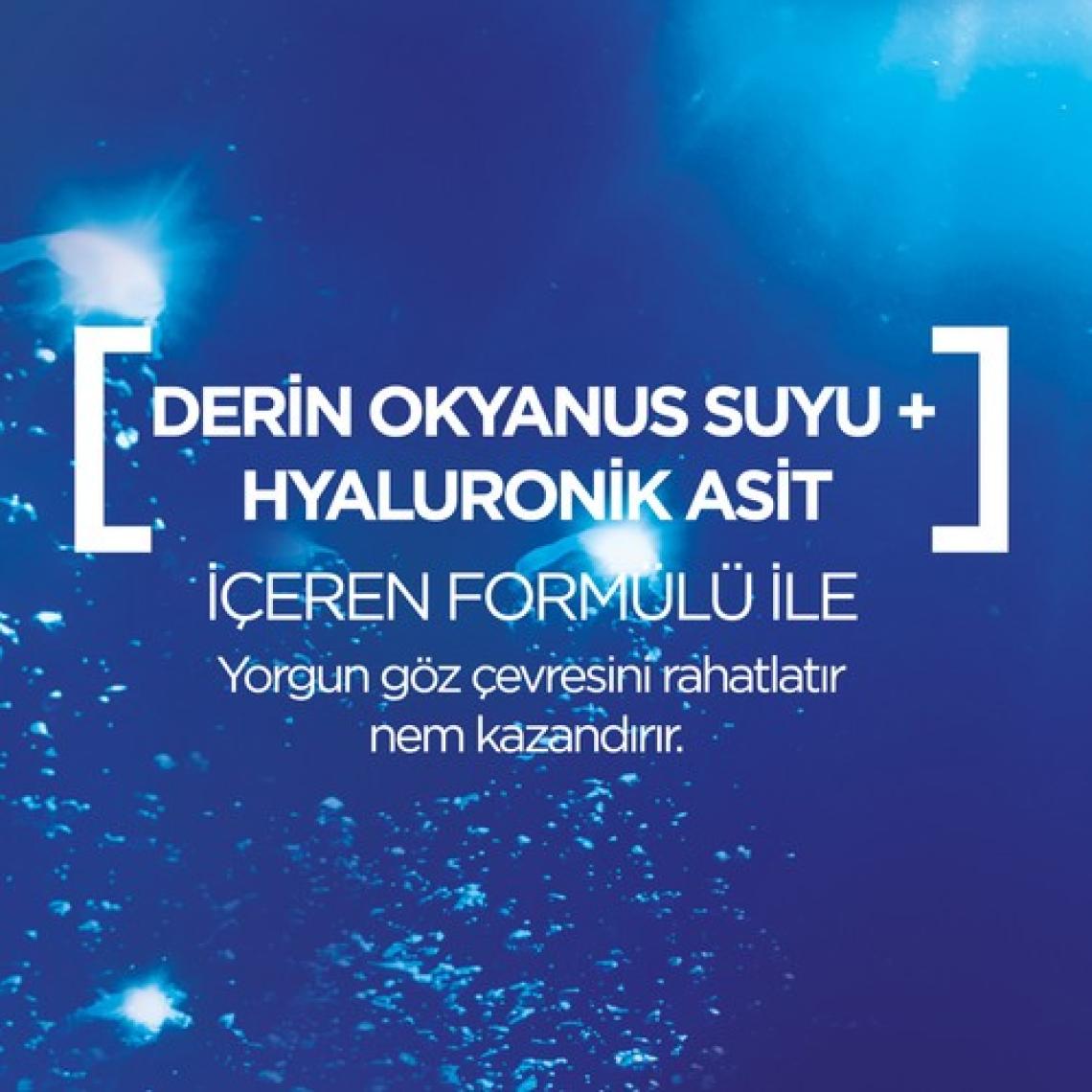 Garnier Nem Bombası Okyanus Suyu Yorgunluk Karşıtı Kağıt Gece Göz Maskesi