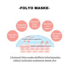 Dermal 2 Adet Tek Kullanımlık 3 Katmanlı Folyo Göz Maskesi