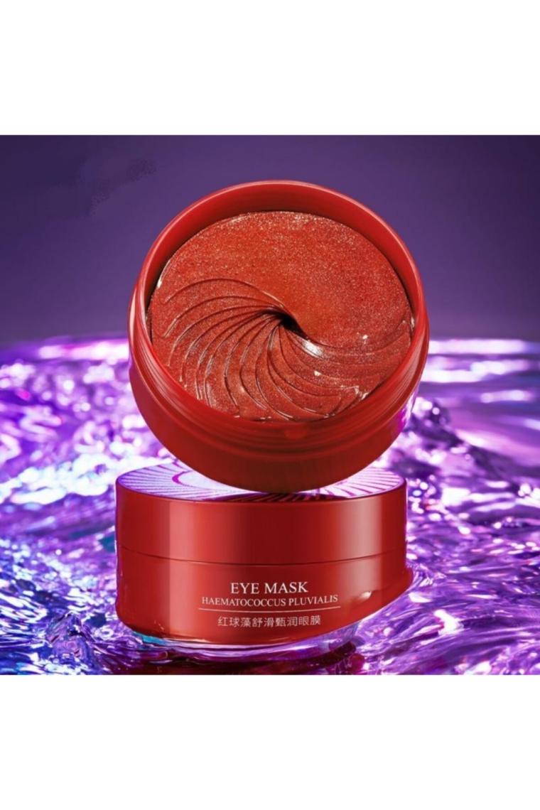 Bioaqua Haematococcus Pluvialis (Kırmızı Su Yosunu) Kırışık Karşıtı  Göz Maskeleri 80 gr - 60 Adet