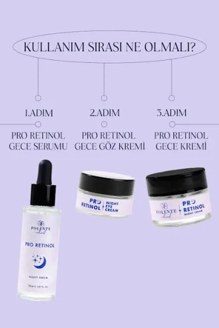 Polente Natural - Pro Retınol Eye Cream - Retinol Içeren Yaşlanma Karşıtı Göz Kremi (20 ml)
