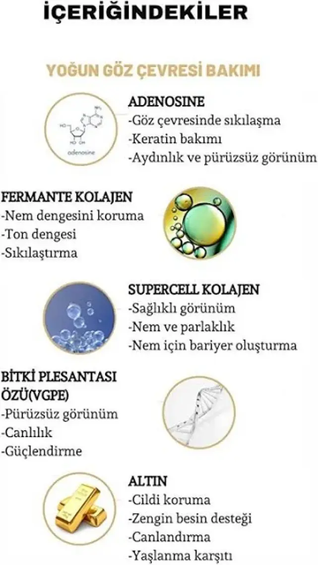 DERMAL Gold Flash Foil Tek Kullanımlık 3 Katmanlı Göz Maskesi 4 gr