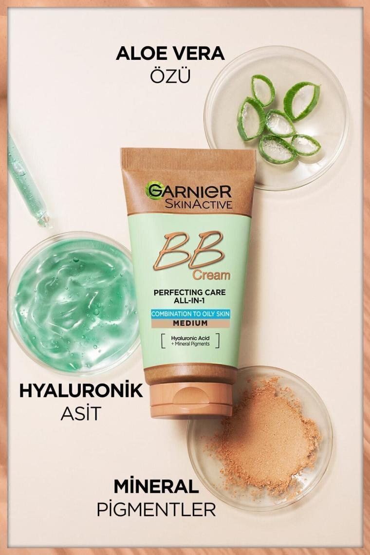 Karma ve Yağlı Ciltler için BB Krem Orta Ton SPF 20 50 ml
