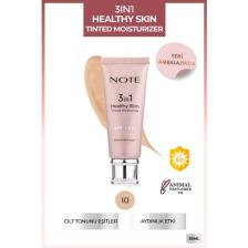 Note 3 in 1 Healthy Skin Tinted Moisturizer Renk Ton Eşitleyici 50 SPF+ Aydınlatıcı Krem