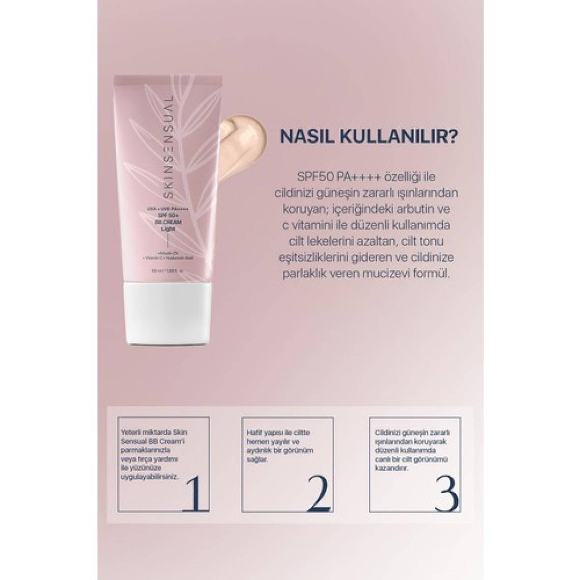 Skin Sensual Bb Krem Light | 50 Spf Uva/Uvb Pa++++