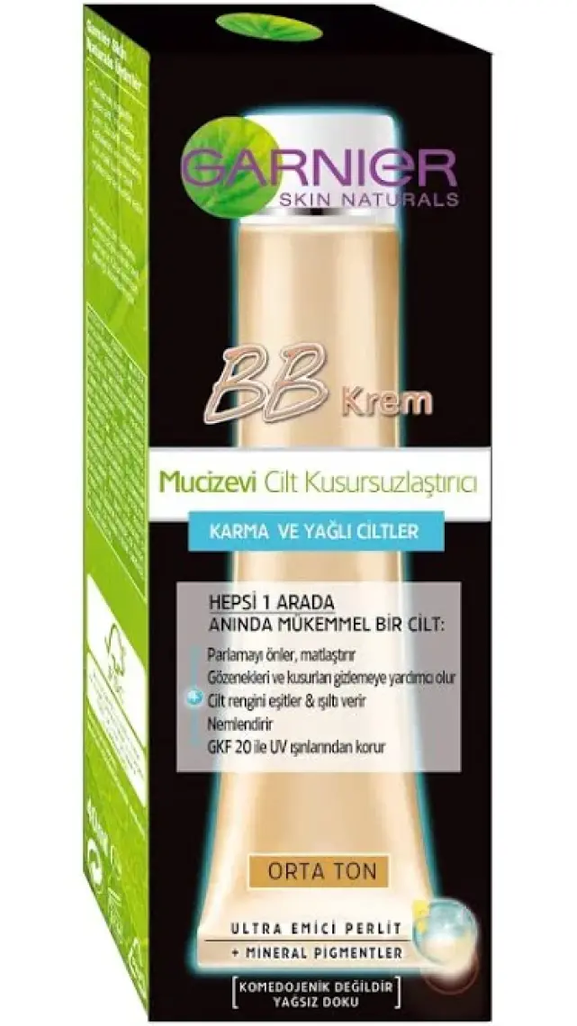 Karma ve Yağlı Ciltler için BB Krem Orta Ton SPF 20 50 ml