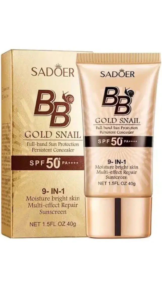 Sadoer Altın Salyangoz Spf 50+ Güneş Koruyucu Bb Krem