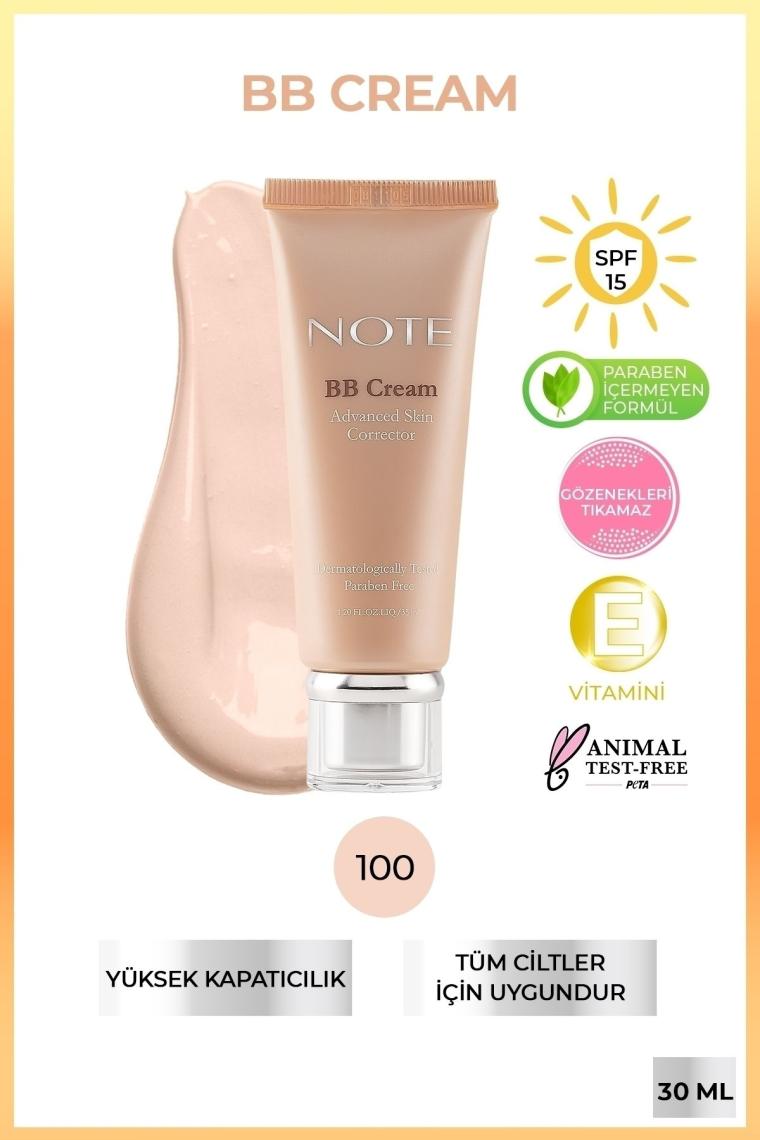 Bb Cream 100 Porcelain Nemlendirici Etkili Doğal Kapatıcı Spf 15 Bb Krem