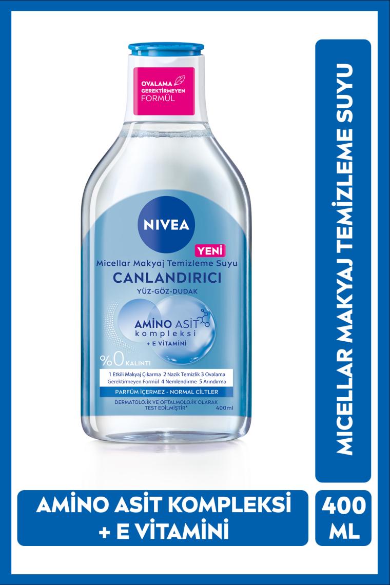 Nivea Micellair Canlandırıcı Normal Ciltler Makyaj Temizleme Suyu 400 ml