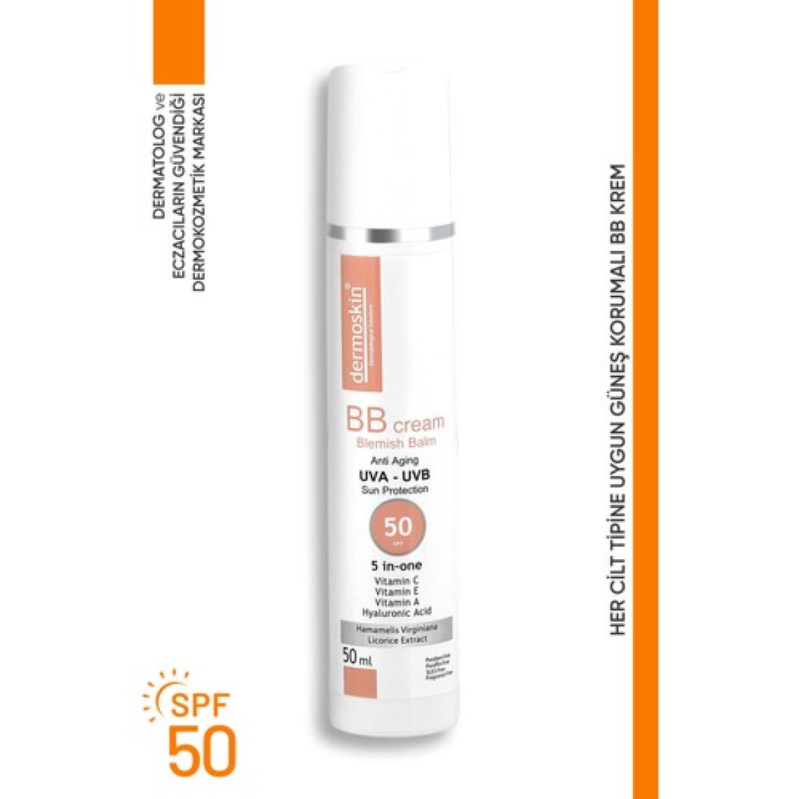 Dermoskin BB Krem Spf50 50ml