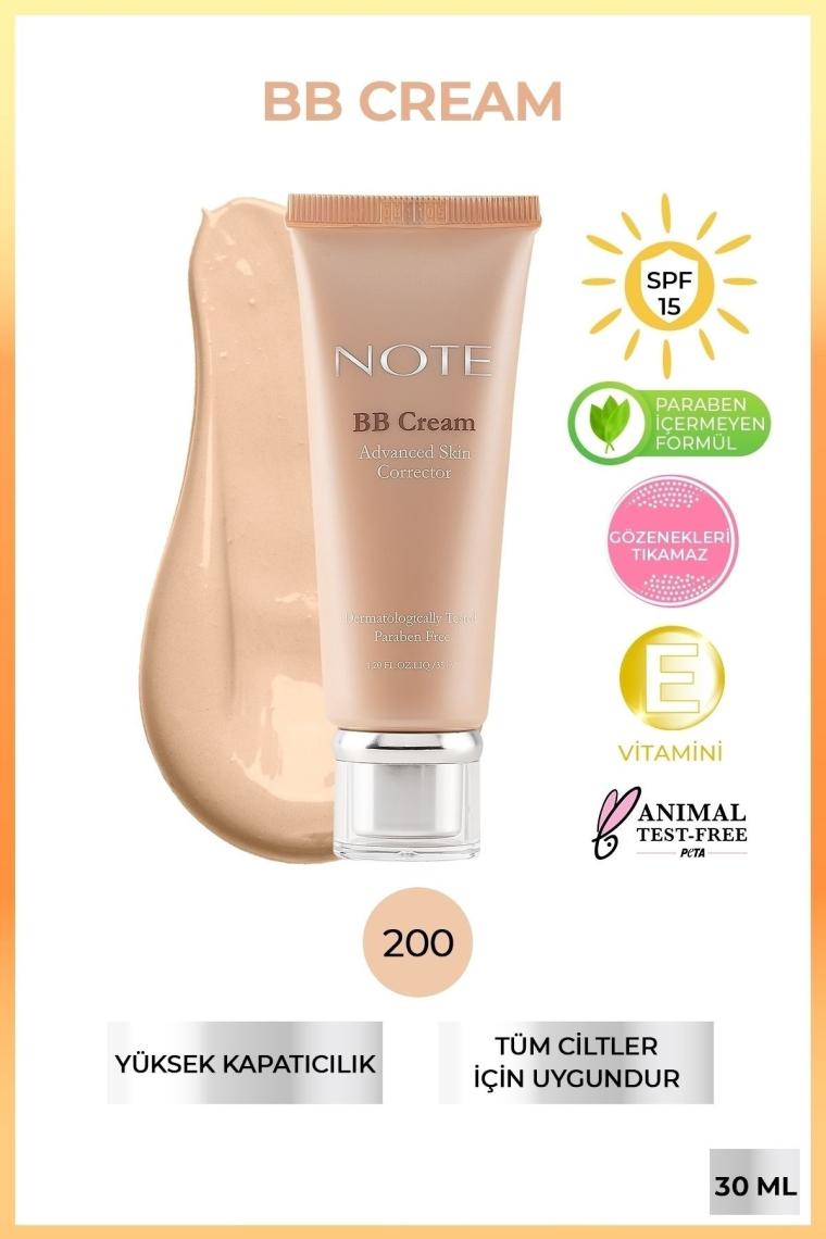 Note BB Krem Advanced Skin Corrector Spf 15 No 200 Soft Ivory 35 ml