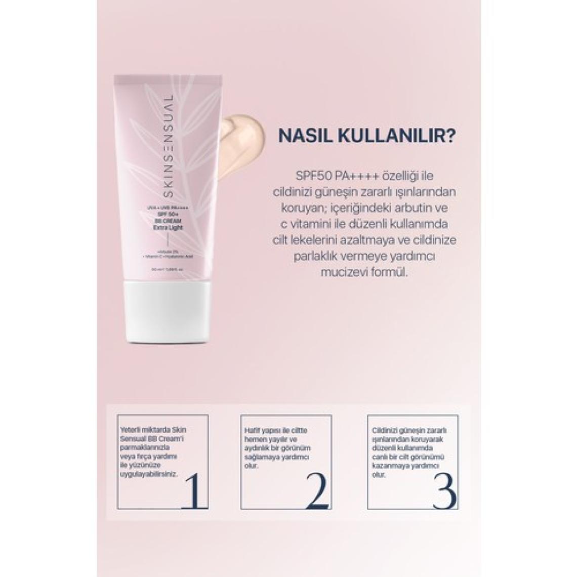 Skin Sensual Bb Krem Extra Light | 50 Spf Uva/uvb Pa++++ Aydınlık ve Canlılık