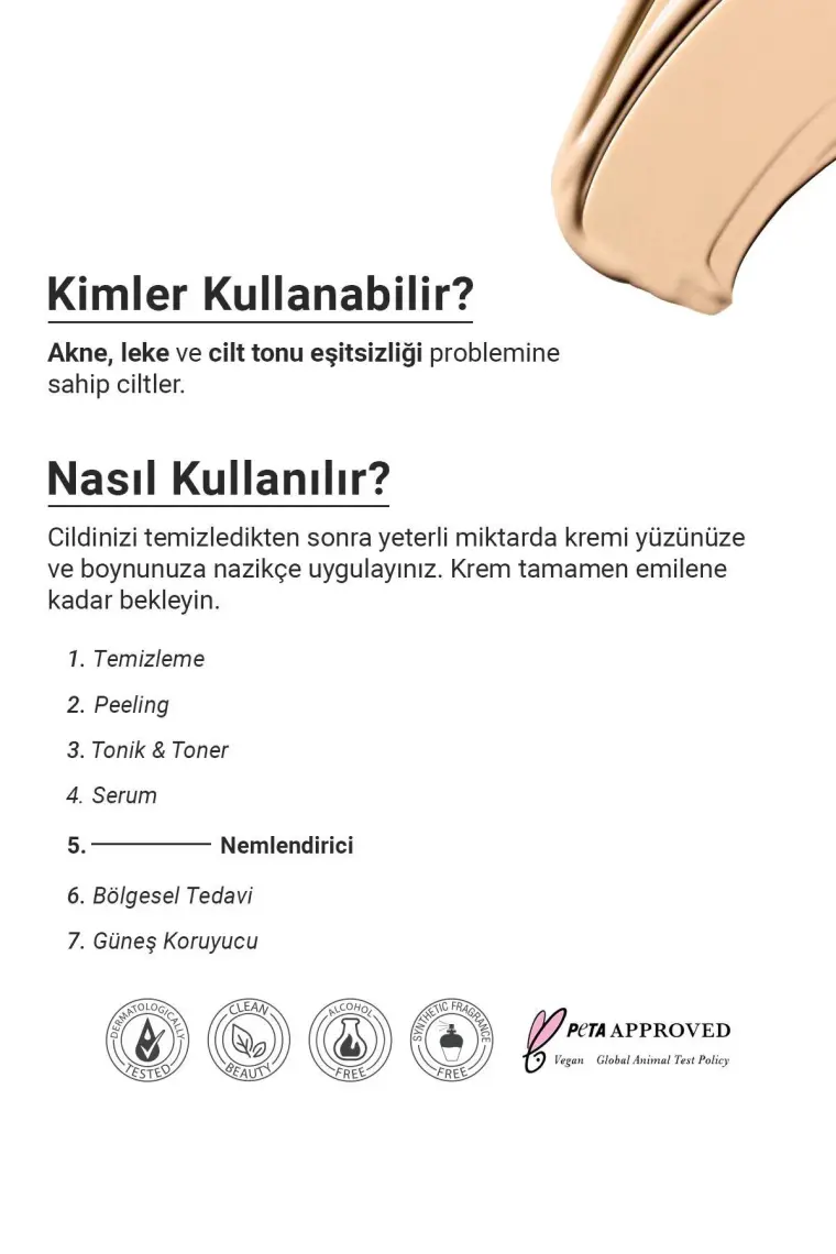 The NewLab. Akne ve Leke Karşıtı Cilt Tonu Eşitleyici SPF 30 BB Krem 50 ml