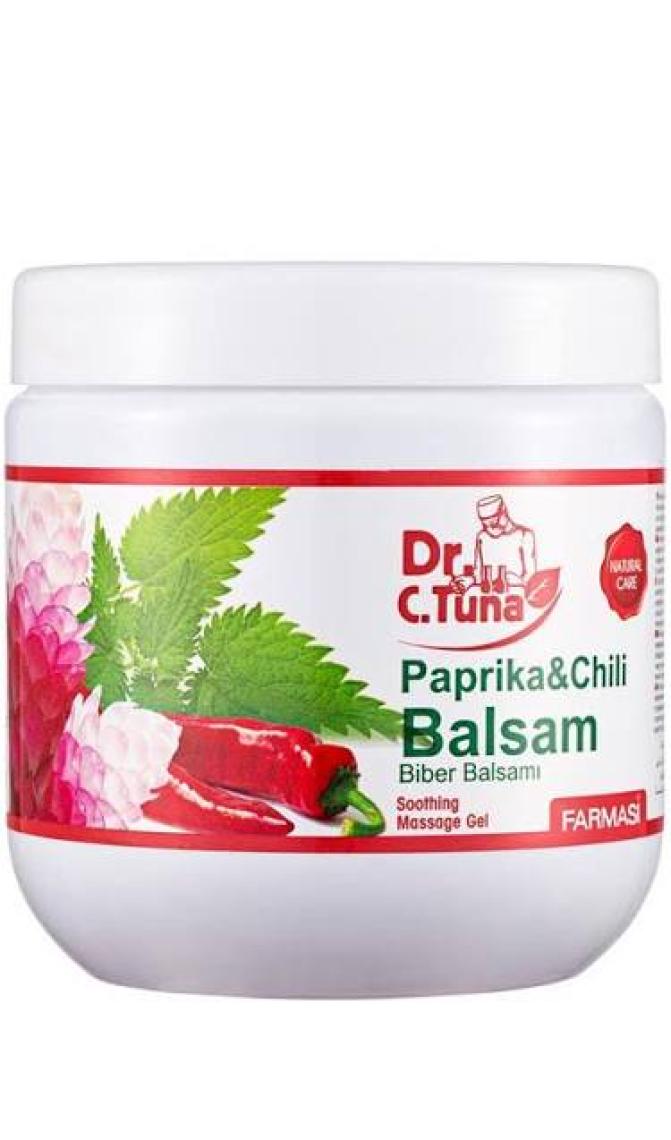 Farmasi Dr. C. Tuna Paprika Biberli  Sızı Balsamı & Masaj Kremi 500ML Avantajli  Ile -8 690131110499