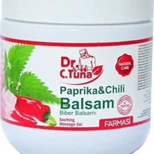 Farmasi Dr. C. Tuna Paprika Biberli  Sızı Balsamı & Masaj Kremi 500ML Avantajli  Ile -8 690131110499