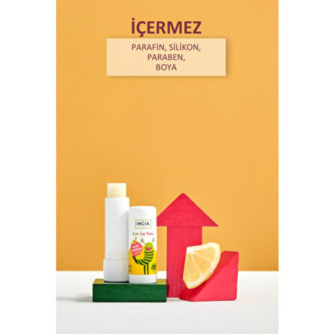 Incia Çocuklar İçin Limonlu Dudak Besleyici 6 gr