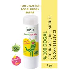 Incia Çocuklar İçin Limonlu Dudak Besleyici 6 gr