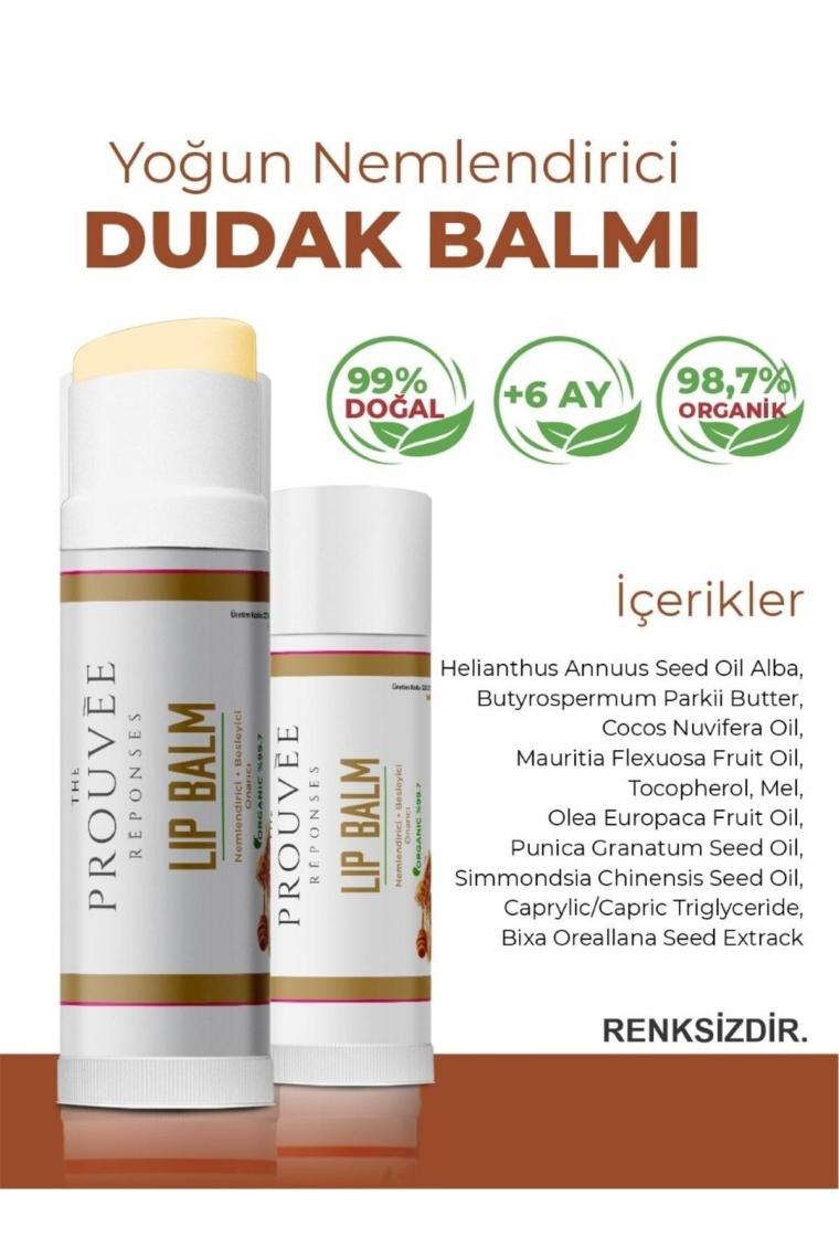 The Prouvee Reponses Organik Ballı Dudak Lip Balm 5 ml