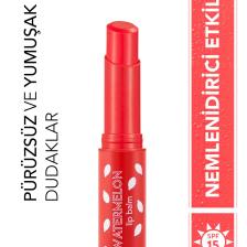 Shea ve Kakao Yağı İçeren Stik Renkli Dudak Nemlendiricisi - Lip Balm -005 WATERMELON-8690604555406