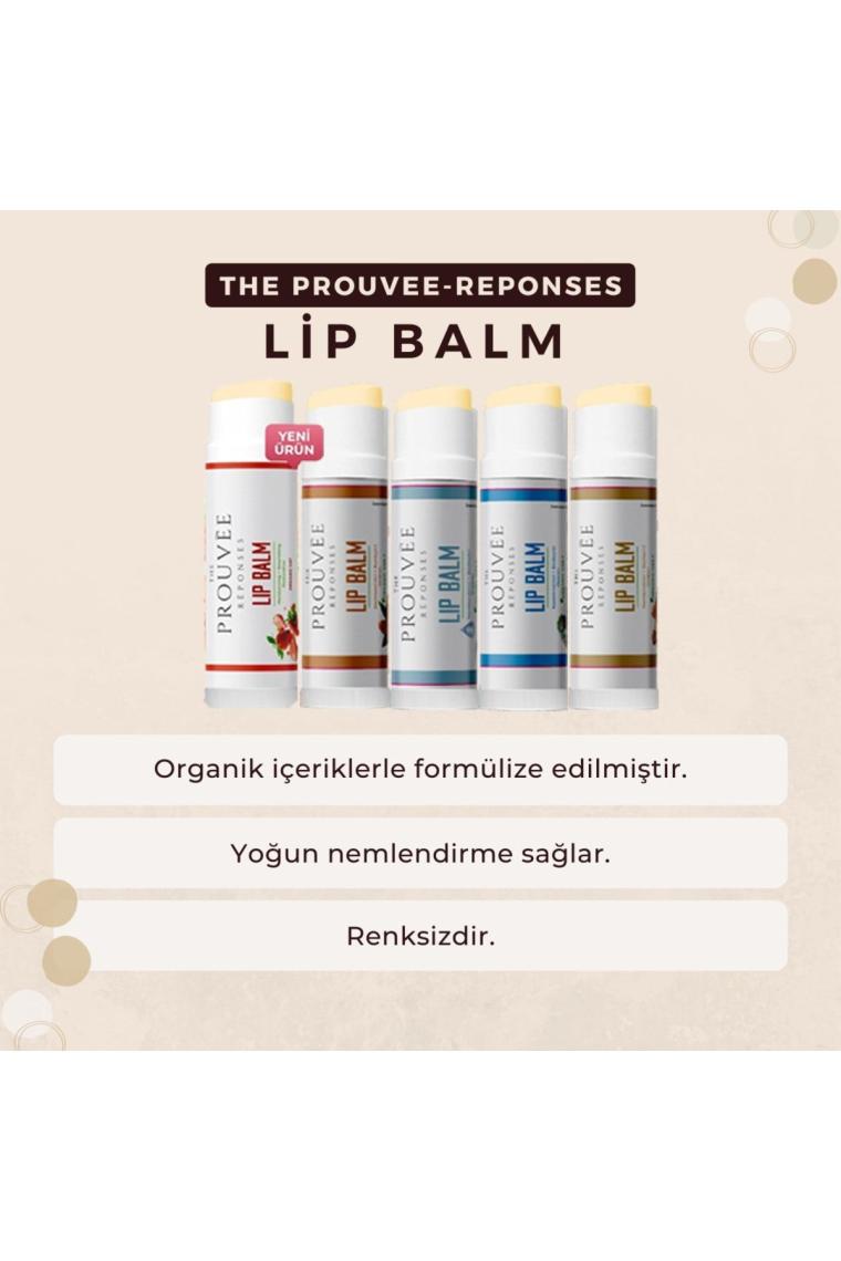 The Prouvee Reponses Organik Çilek Dudak Lip Balm 5 ml