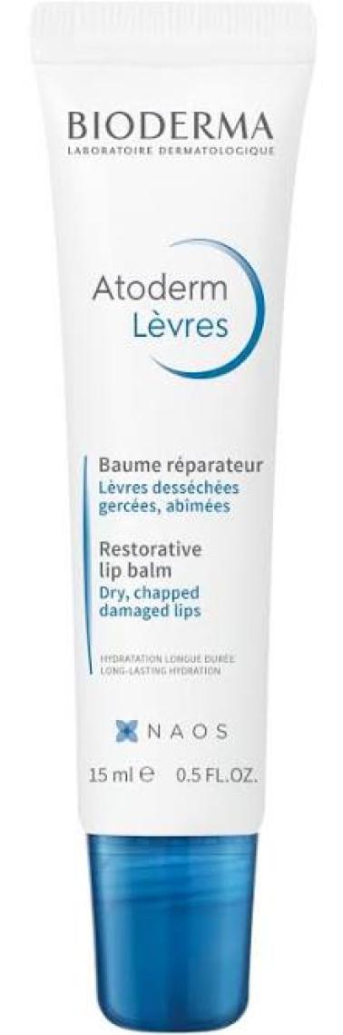 Bioderma Atoderm Lip Balm Kuru, Çatlamış Dudak Besleyici Nemlendirici Dudak Kremi Avokado ve Shea Yağı 15 ml