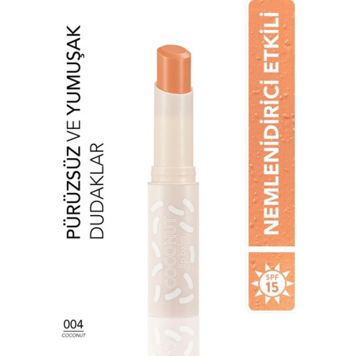 Flormar-Tatlı Aromalı ve Besleyici Lip Balm Renkli Dudak Balmı (004 Hindistan C.) 8690604555390