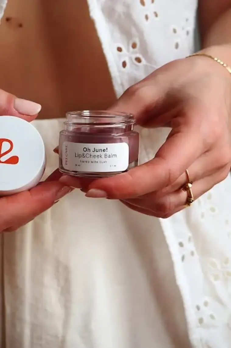 Pelcare Oh June Tinted Lip & Cheek Balm 100% Vegan - Yenilebilir İçerik