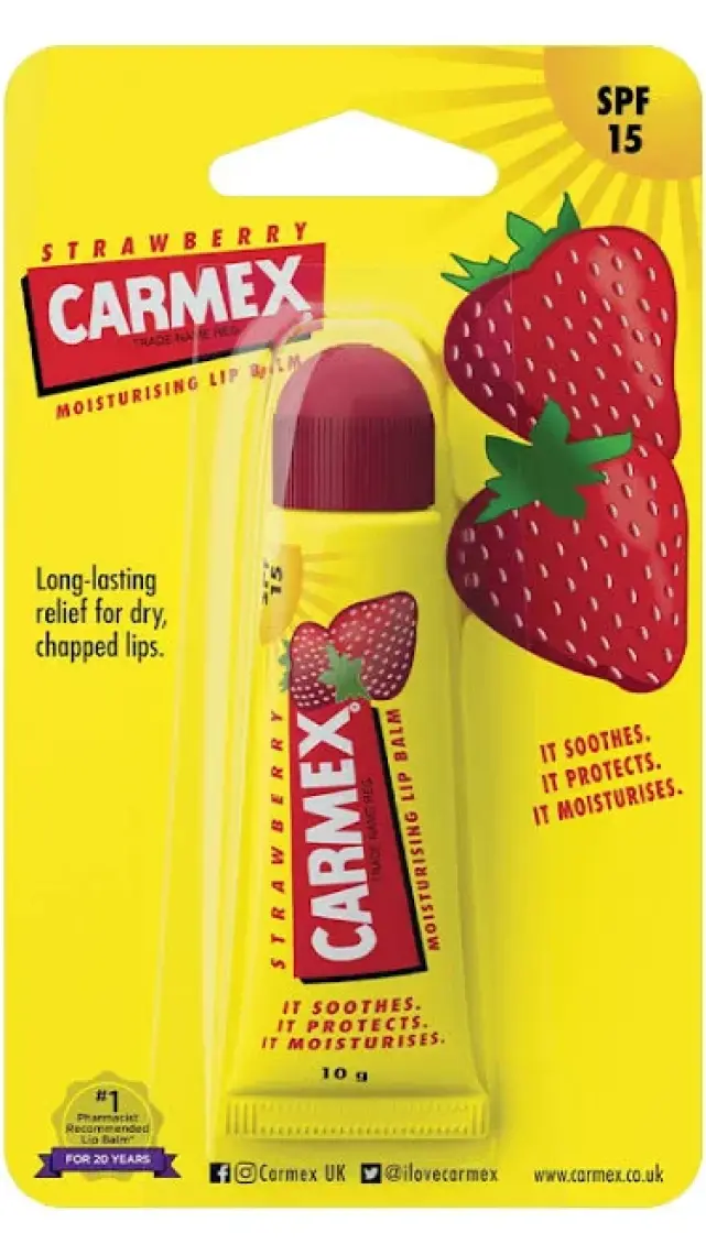 Carmex Lip Balm Çilek Dudak Kremi 10GR