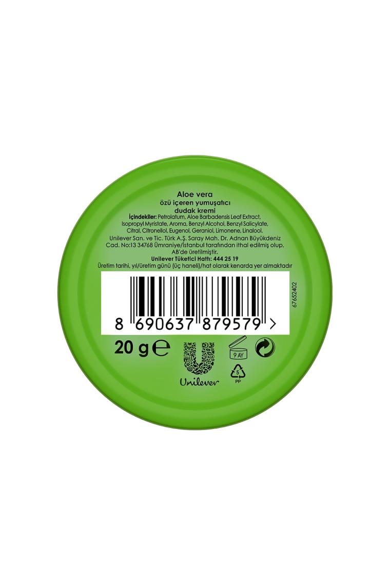 Vaseline Lip Therapy Aloe Vera Dudak Kremi 20 gr