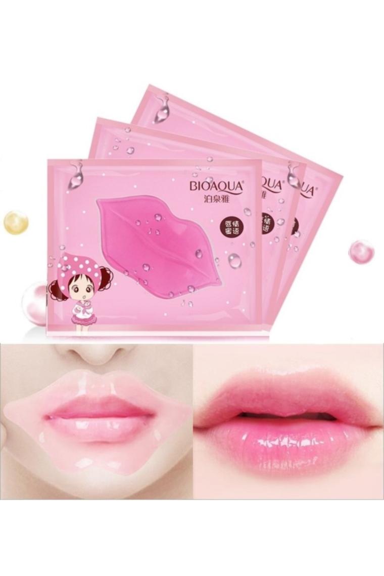 Bioaqua Kristal  3'lü Dudak Maskeleri 8 gr x 3