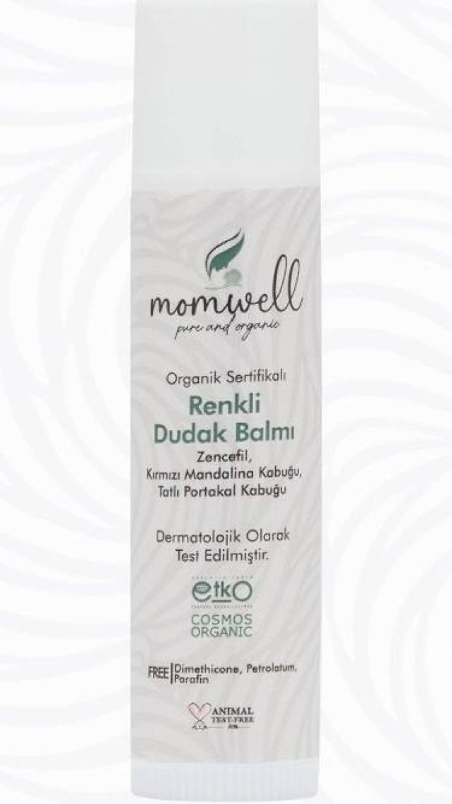 Momwell Organik Renkli Dudak Balmı 5ml