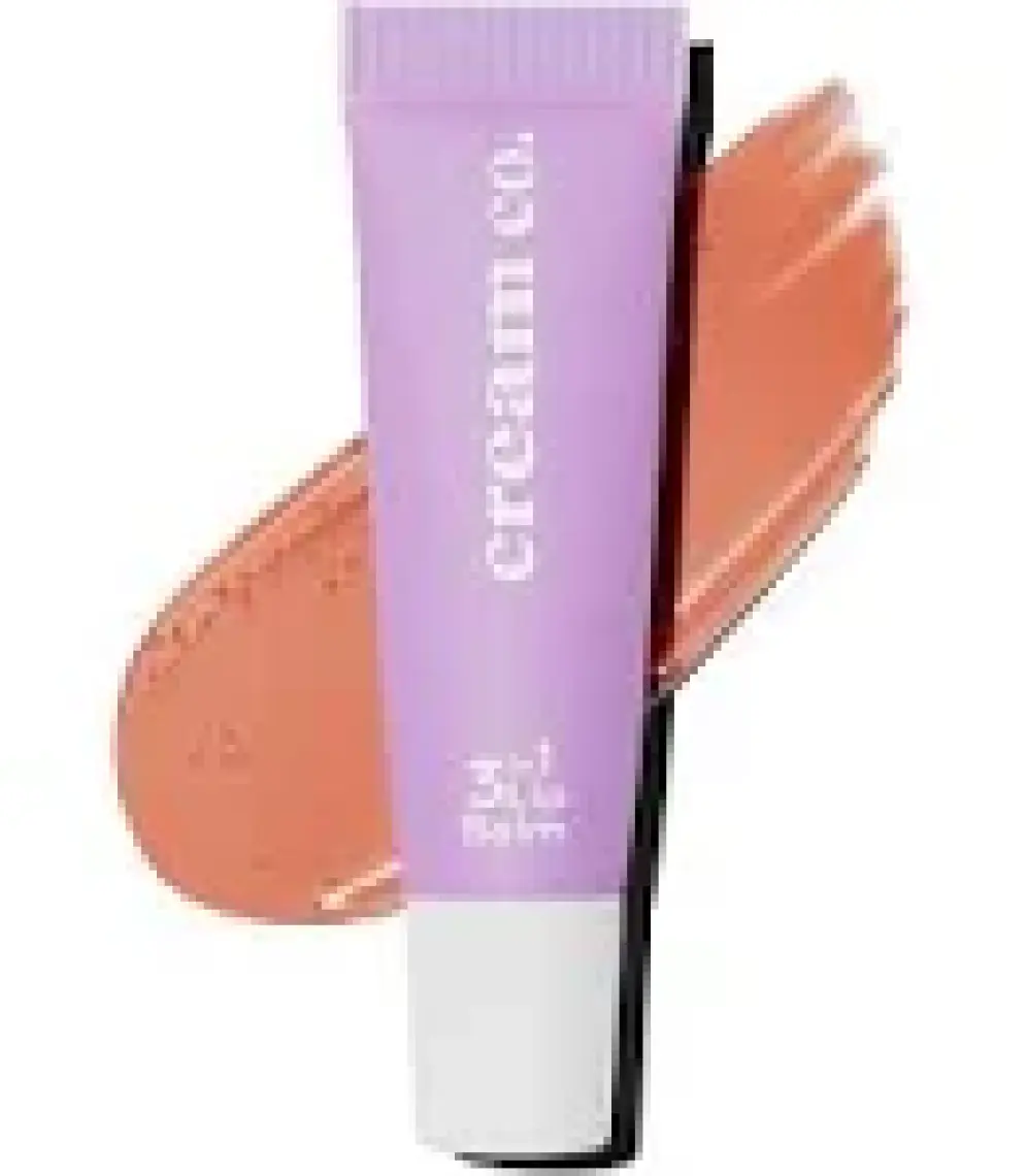 Cream Co. 3in1 Lip Balm 403 | Nemlendirici Parlatıcı Dudak Bakım | Bej Kurabiye | Hyaluronik Asit Seramid