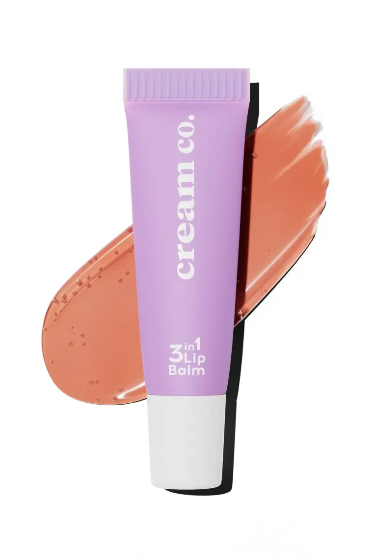 Cream Co. 3in1 Lip Balm 403 | Nemlendirici Parlatıcı Dudak Bakım | Bej Kurabiye | Hyaluronik Asit Seramid