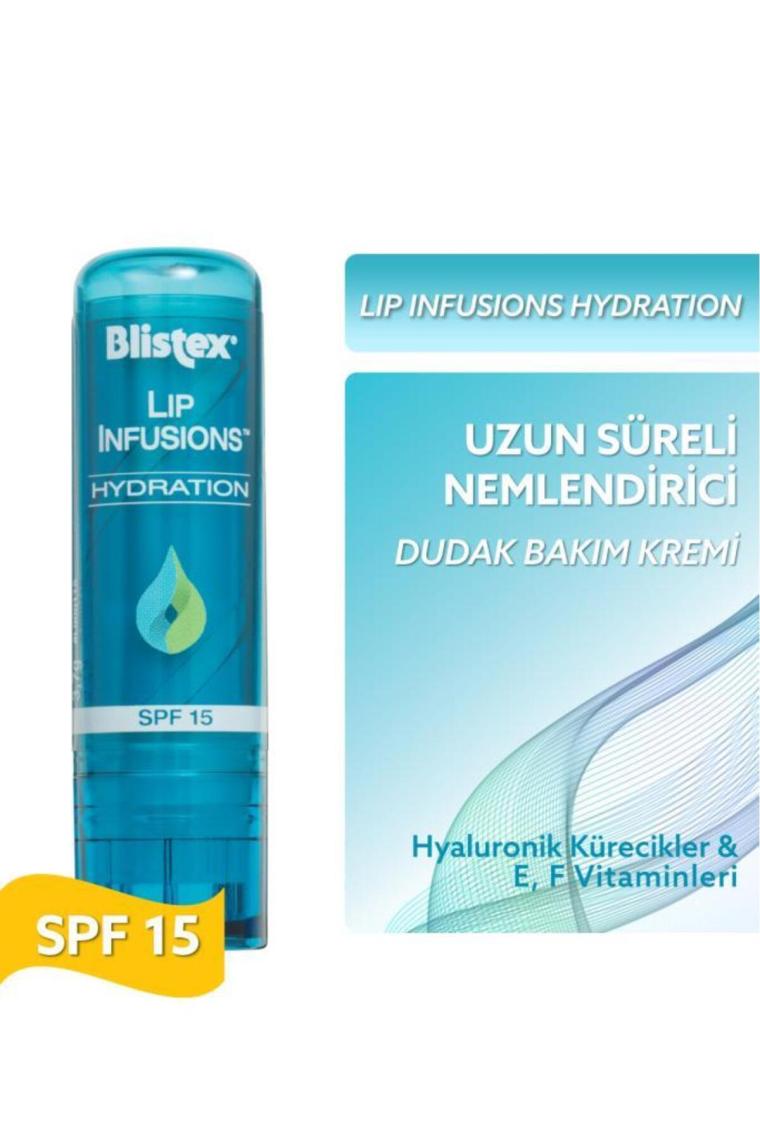 Uzun Süreli Nemlendirici Dudak Bakımı Lip Infusions Hydration Spf15 3,7g