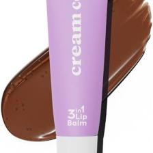 Cream Co. Nemlendirici Parlatıcı 3in1 Lip Balm | Dudak Bakım | Mocha Kahve | Hyaluronik Asit Seramid