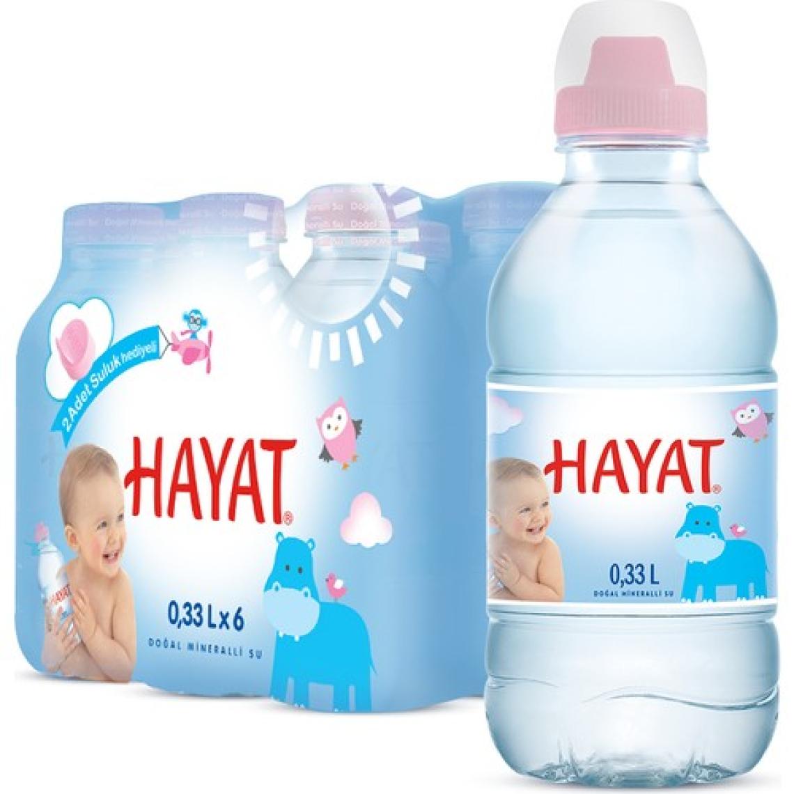 Hayat Küçük Çocuklara Özel Ambalajlı Su 6x330 ML
